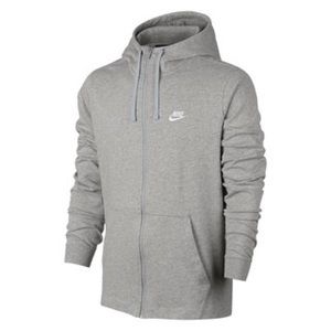 Nike Grey Full zip Hoodie